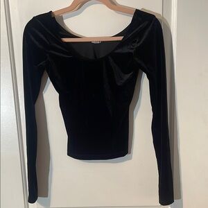 Garage Black Fitted Long Sleeve Bodysuit